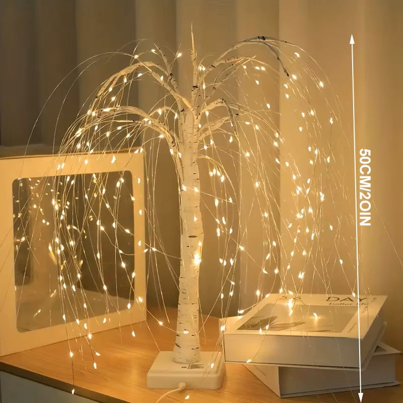 Willow Tree Lights Living Room Decor