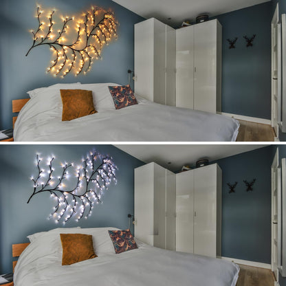 Willow Vine Branch Wall Lights Home Decor, details