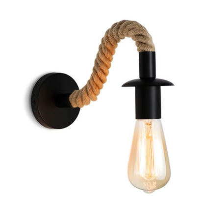 Vintage Rope Wall Lamp