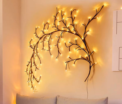 Willow Vine Branch Wall Lights Home Decor, Front side