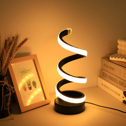 Spiral Bedroom Lamp