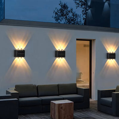 Elegant Solar-Powered Outdoor Wall Light