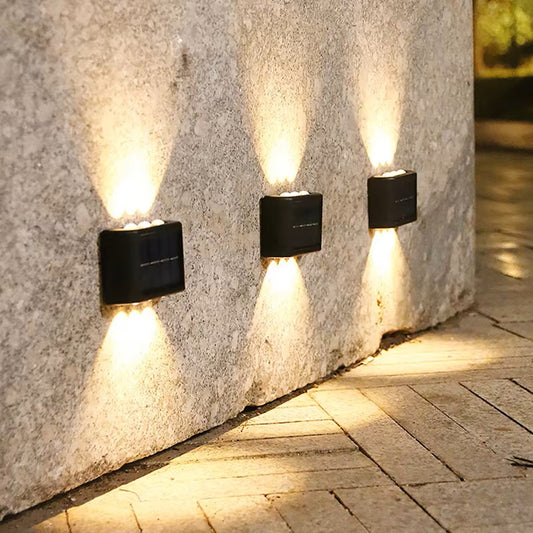 Elegant Solar-Powered Outdoor Wall Light