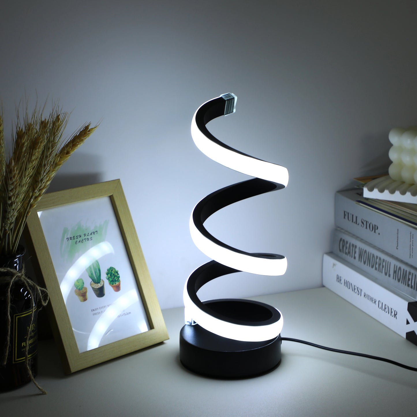 Spiral Bedroom Lamp