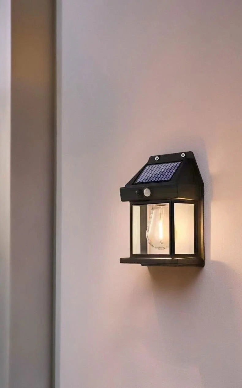 Aesthetic Outdoor Solar Wall Lamp