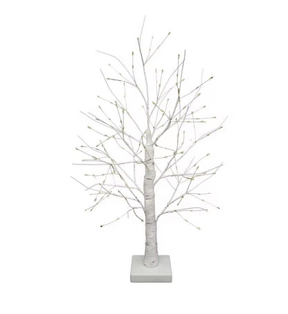 Birch Tree Lights Living Room Decor