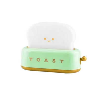 Toasty™ - Bedroom Nightlight Creative Led Lamp, Front Green